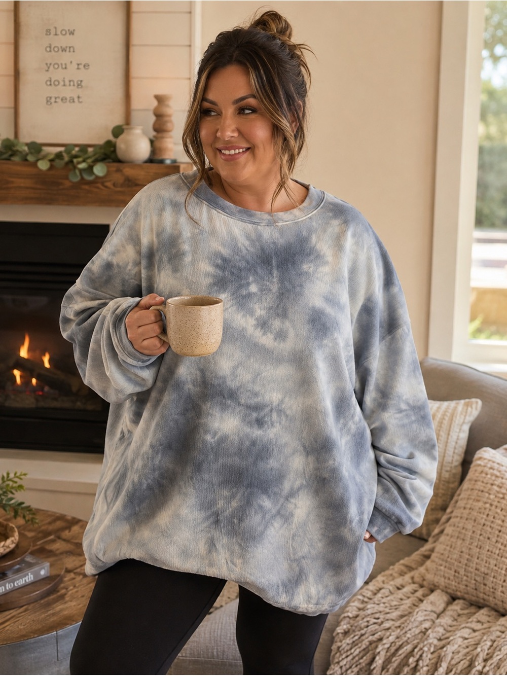 Easel Tie Dye Long Sleeve